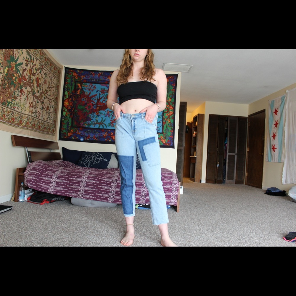 LOFT patch jeans!